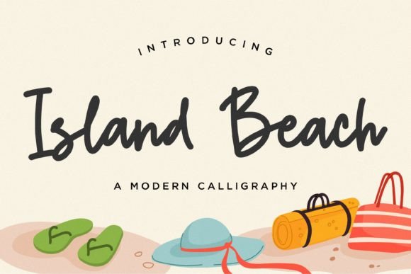 Island Beach – A Modern Calligraphy Font Worth Exploring