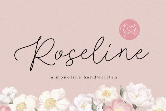 Roseline: The Handwritten Font That Feels Effortlessly Polished