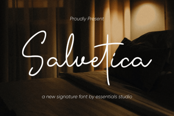 Salvetica: A Handwritten Font That Feels Effortlessly Elegant