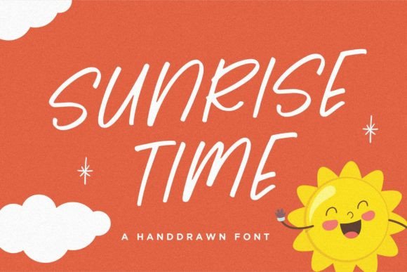 Sunrise Time Font — Elegant Handwritten Typography for Creative Projects